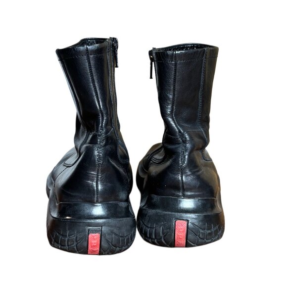 Vintage 1999 Prada Linea Rossa square-toe chelsea boots - Picture 6 of 9